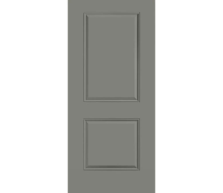 Greenville 2 Panel Square Steel Entry Door