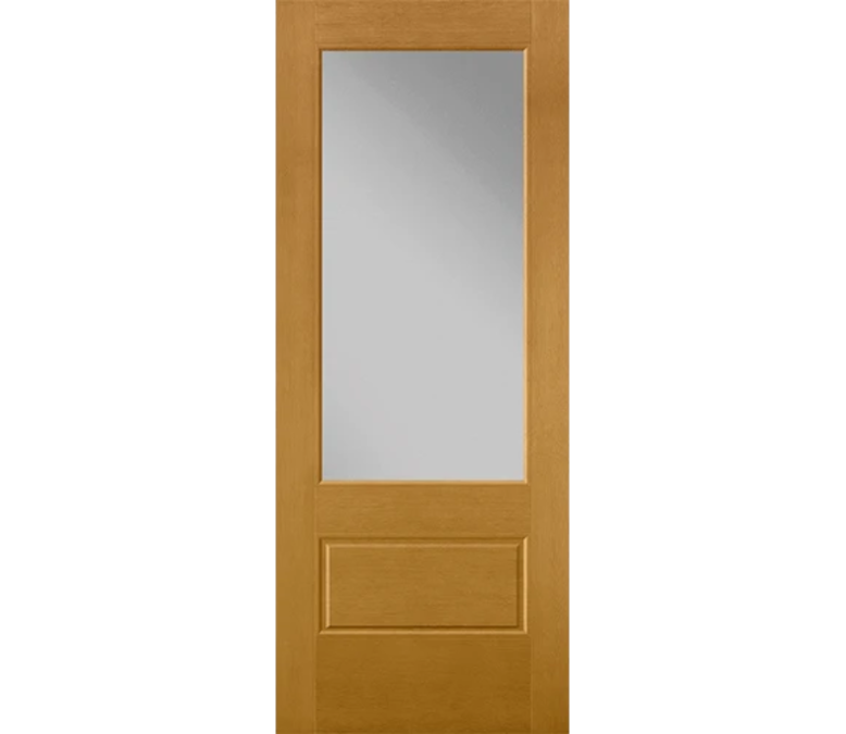 Greenville 3 Quaters Light Fiberglass Entry Door