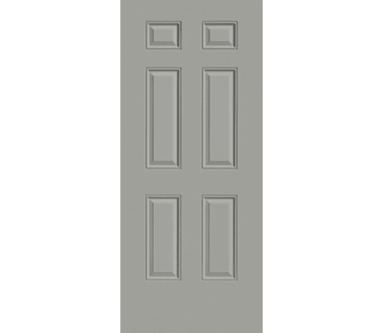 Greenville 6 Panel Steel Entry Door