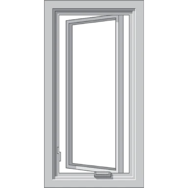 Greenville Pella Hurricane Shield Series Vinyl Casement Window