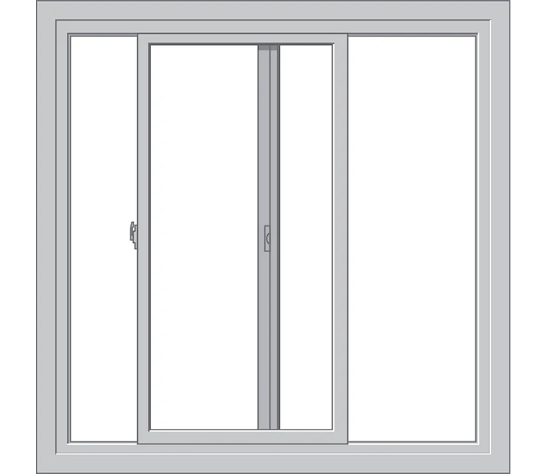 Greenville Pella Hurricane Shield Series Vinyl Sliding Window