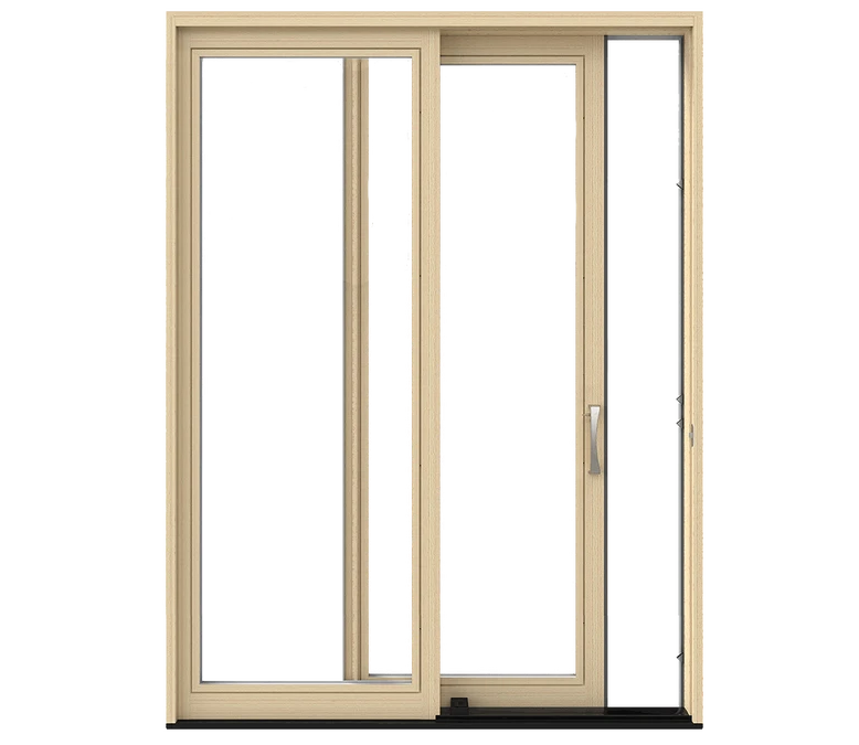 Greenville Pella Lifestyle Series Wood Sliding Patio Doors