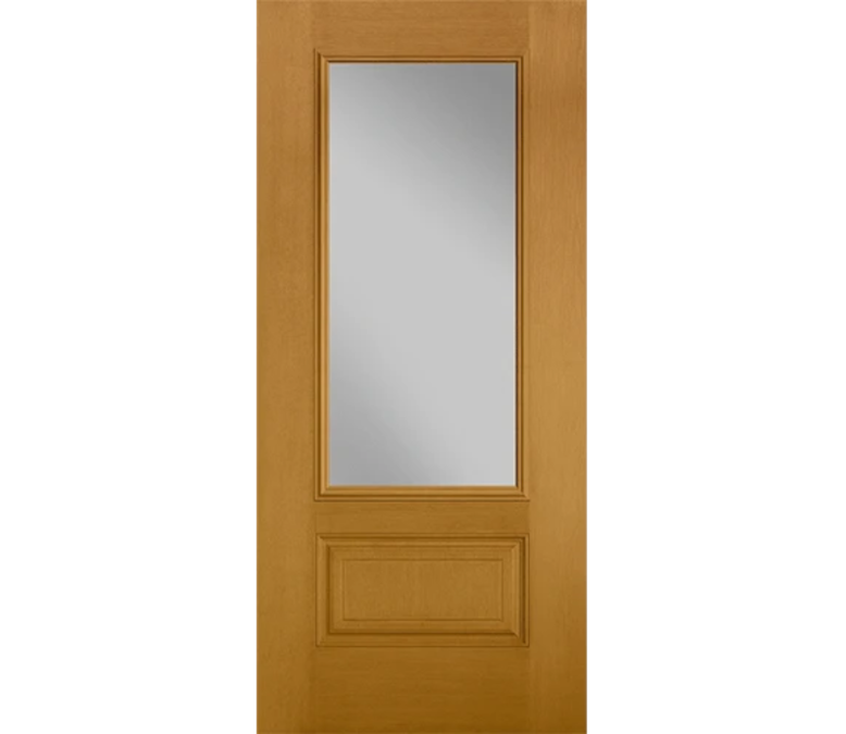 Greenville Three Quaters light Fiberglass Entry Door